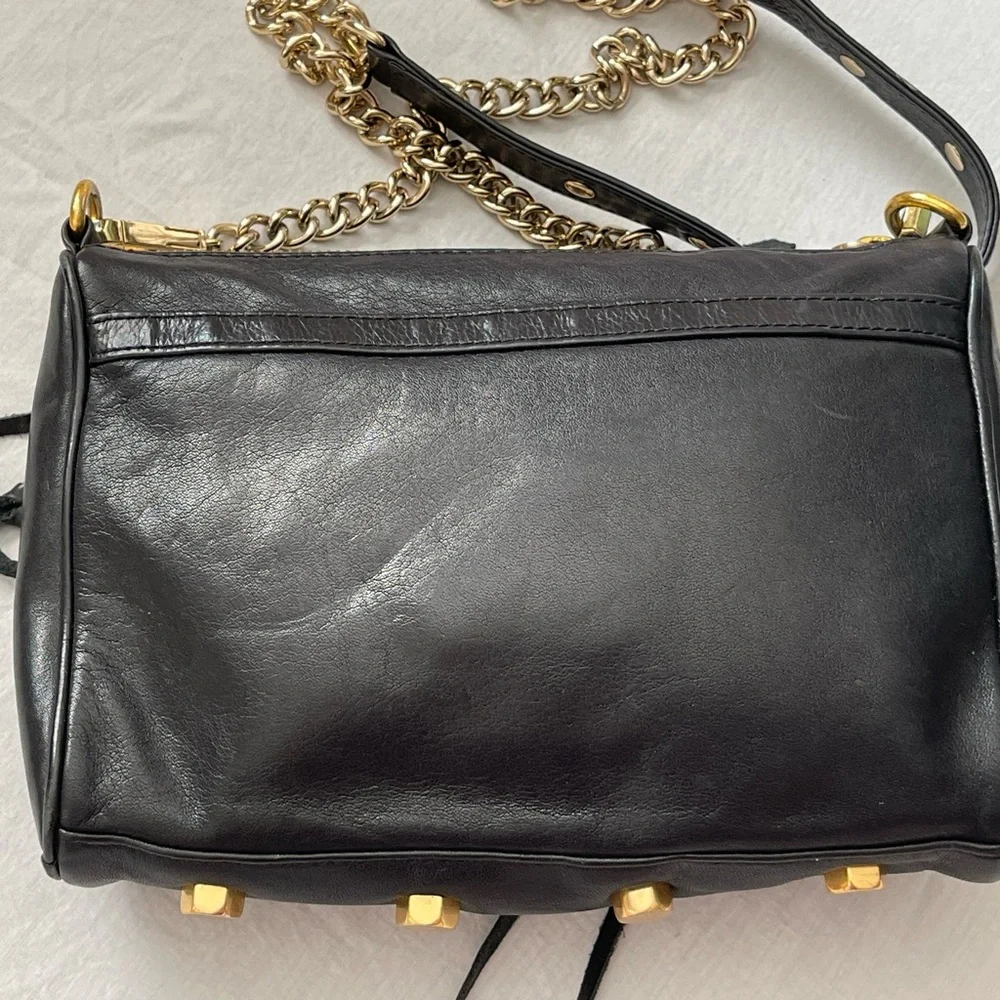 Rebecca Minkoff Mini MAC in Black with Gold - Picture 10 of 13